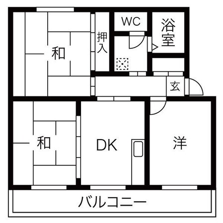 サクセスコートの物件間取画像